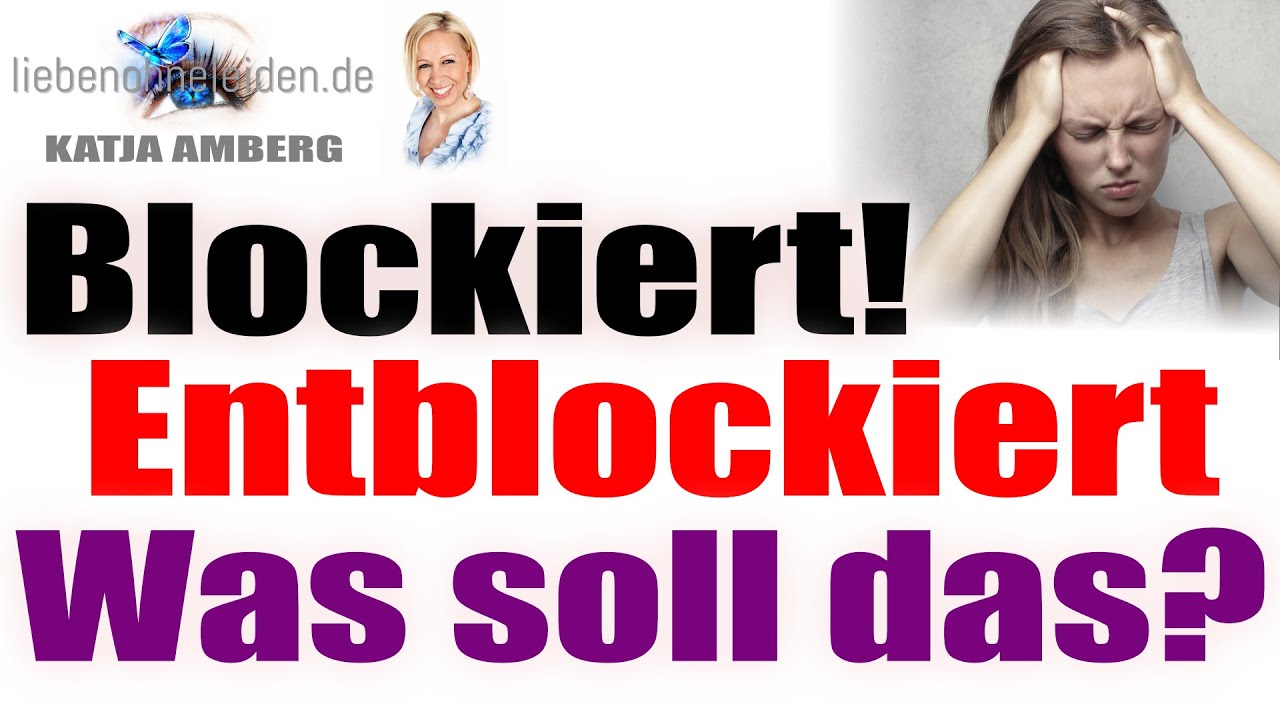Er blockiert mich erst-  dann entblockiert er mich wieder! Was soll das?