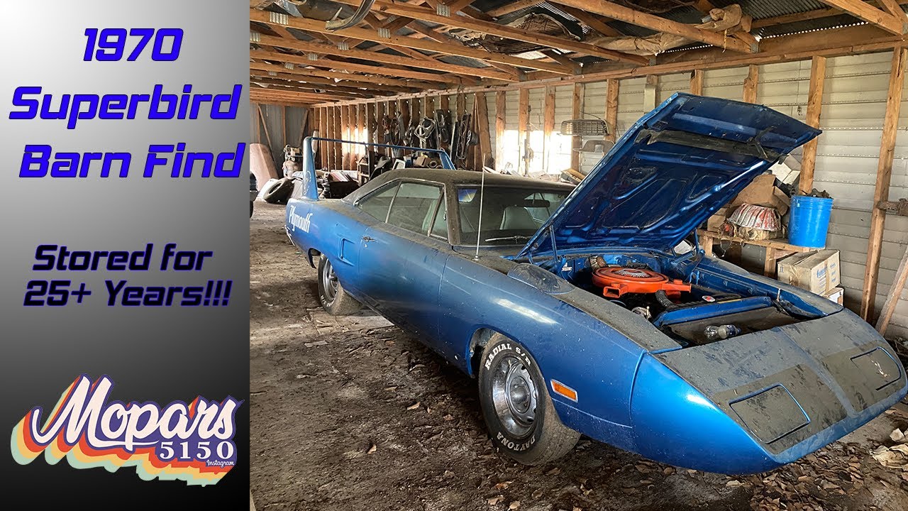 1970 Plymouth Superbird Barn Find!!! Sitting for 25 years!