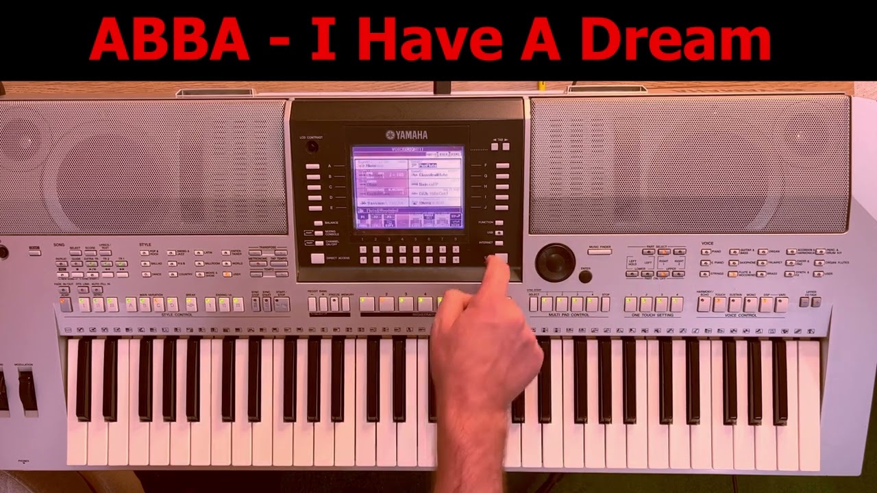 I Have A Dream ABBA Vide-o aula teclado  Toque musical