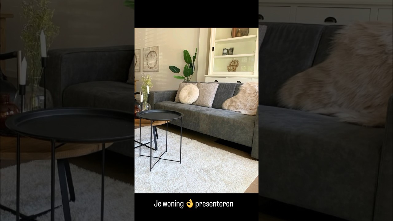 Woonkamer inrichten doe je zo: #binnenkijken #beforeafter #stylen #inrichten #woonkamer #after