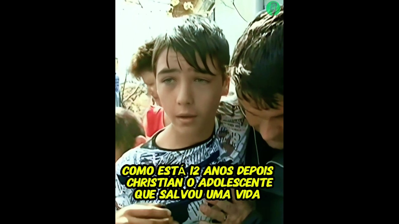 Como est&aacute; 12 Anos Depois Christian Marian o Jovem Her&oacute;i que salvou uma Crian&ccedil;a