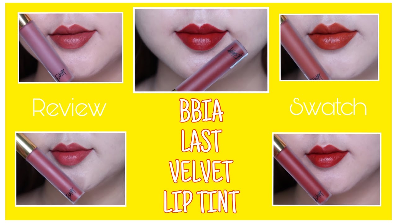 [REVIEW & SWATCH] BBIA LAST VELVET LIP TINT VERSION 3 | kieuchinh2706