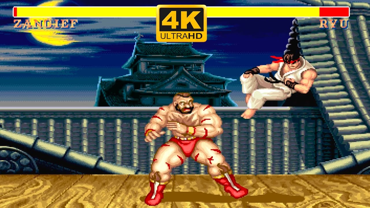 Street Fighter II Champion Edition / ZANGIEF Gameplay / 4K HD 60 FPS