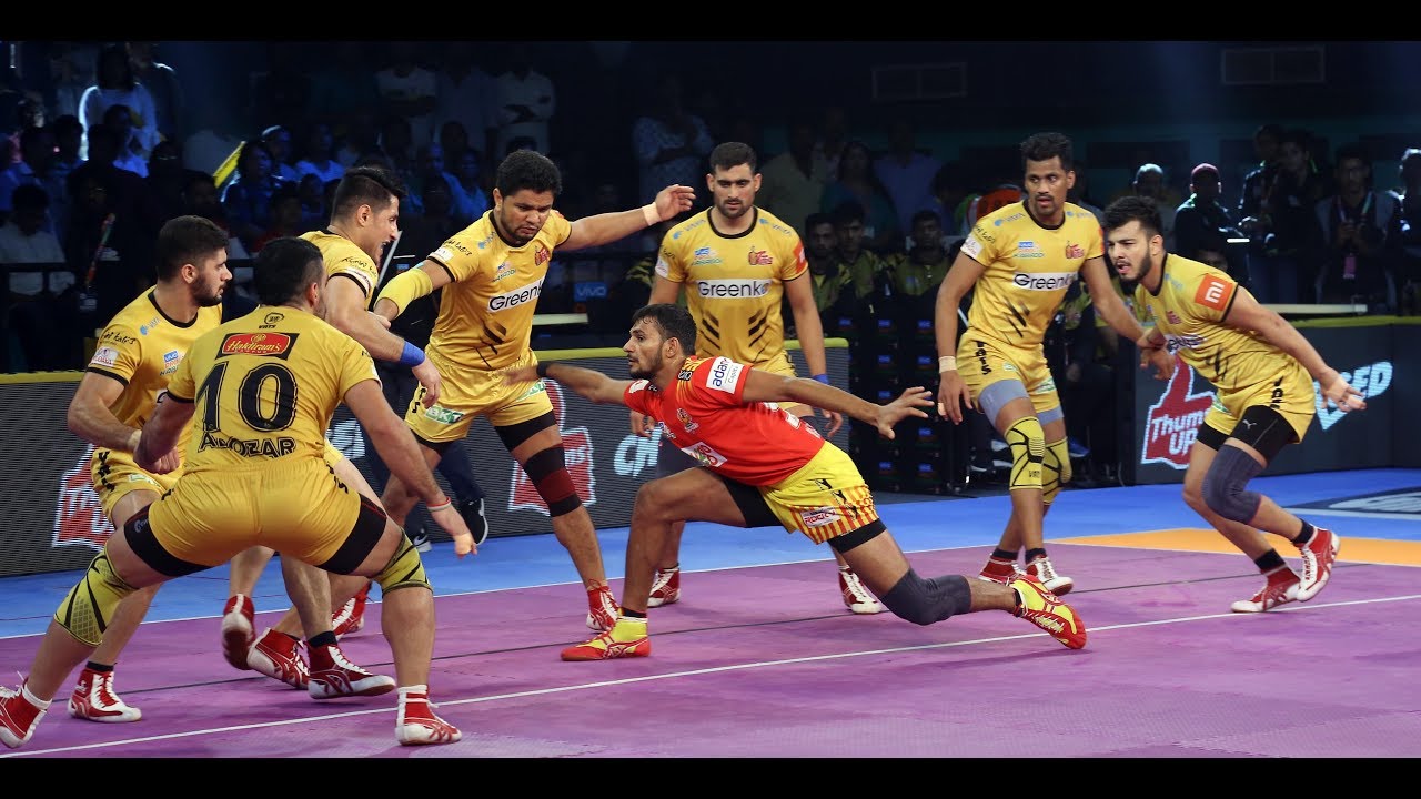 Pro Kabaddi 2018 Highlights:  Telugu Titans vs Gujarat Fortune Giants