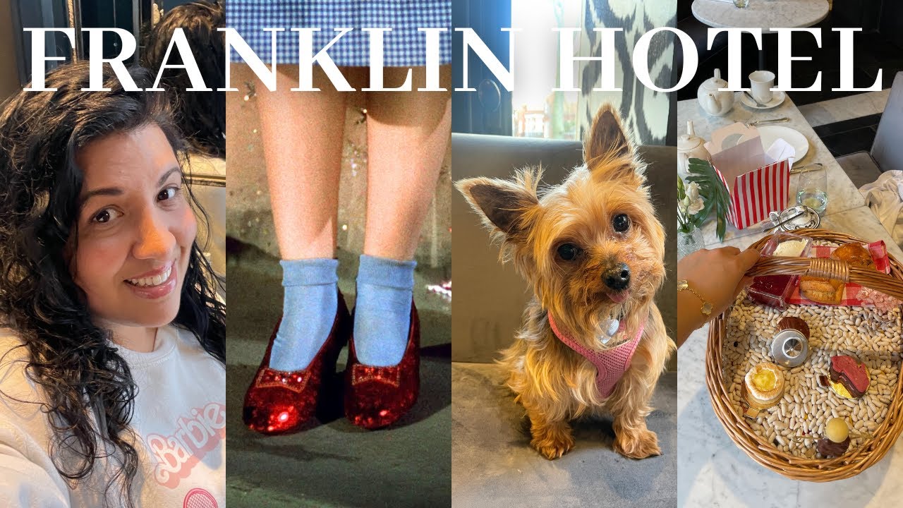 WIZARD OF OZ AFTERNOON TEA WITH MY DOG IN THE FRANKLIN HOTEL IN SOUTH KENSINGTON LONDON!!