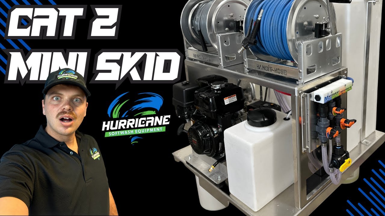 The Best Pressure Washing and Softwashing Mini Skid!