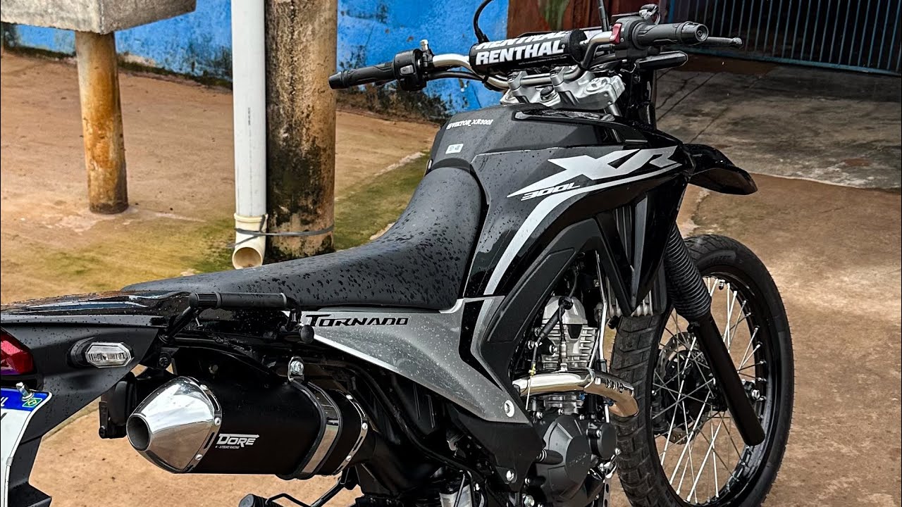 Lancei um Dore Retro na Tornado 300! (Instalação e ronco)