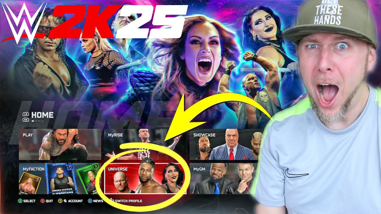 Режим вселенной WWE 2K25 потрясающий