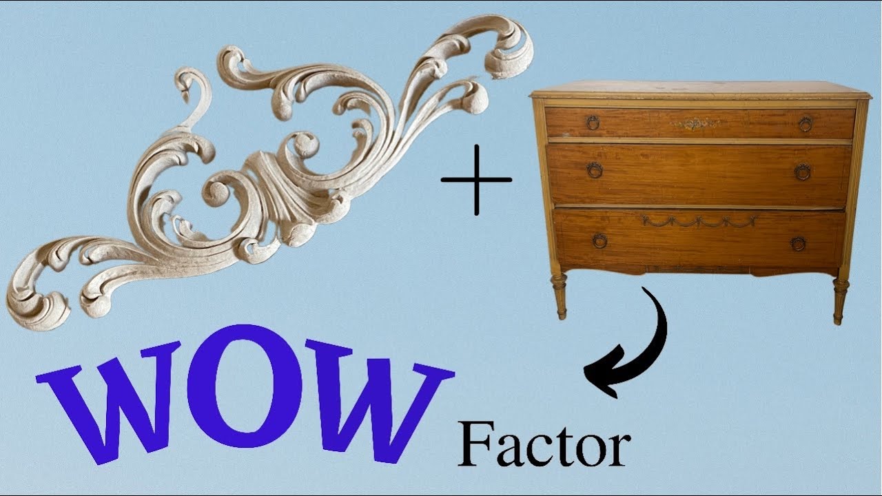Jaw-dropping Furniture Makeover Using WoodUBend, Stencils and Dixie Belle Chalk Mineral Paint!