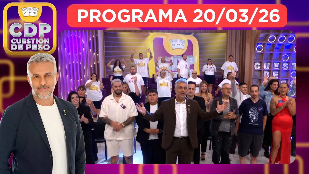 20 AÑOS CAMBIANDO TU CALIDAD DE VIDA | CUESTIÓN DE PESO - PROGRAMA 20/03/26