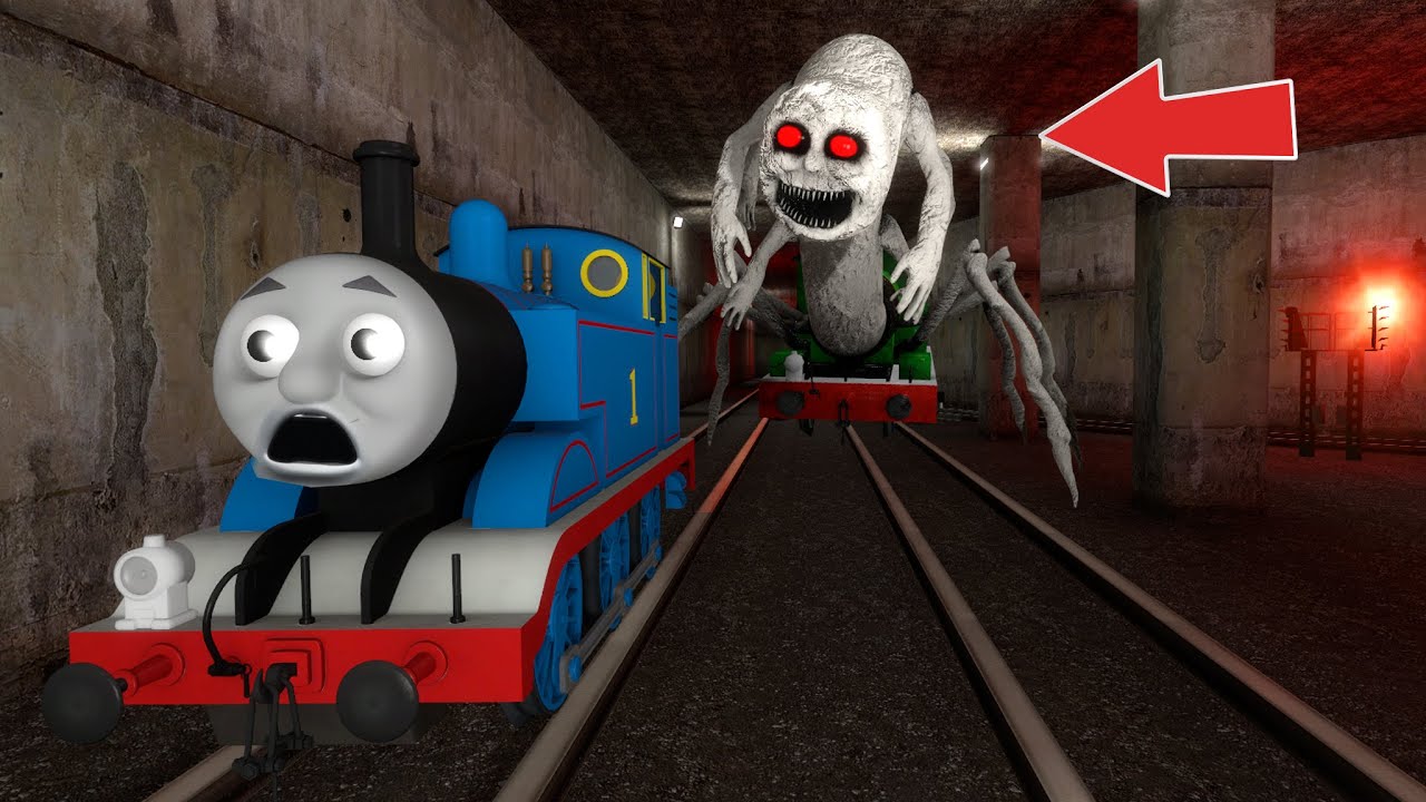 Building a Thomas Train Chased By Cursed Percy Train in Garry's Mod