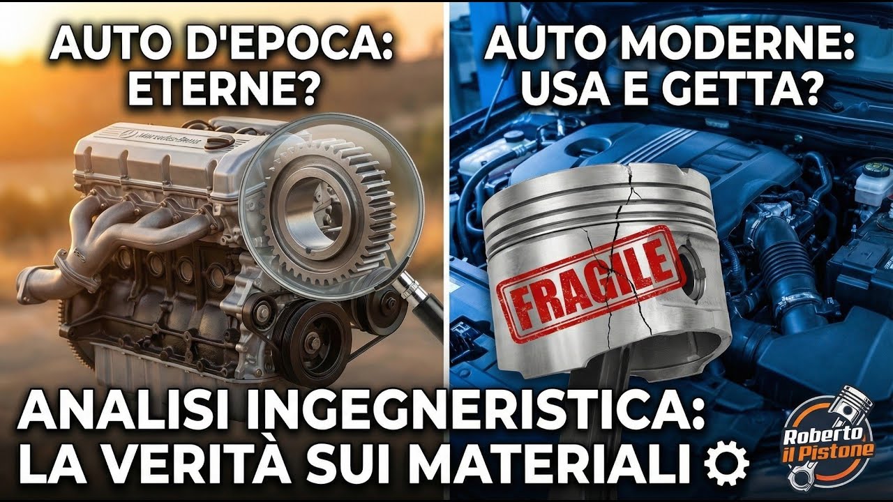 Perché le Auto Moderne NON Durano? La Verità sui Materiali (Analisi Ingegneristica) 📉⚙️