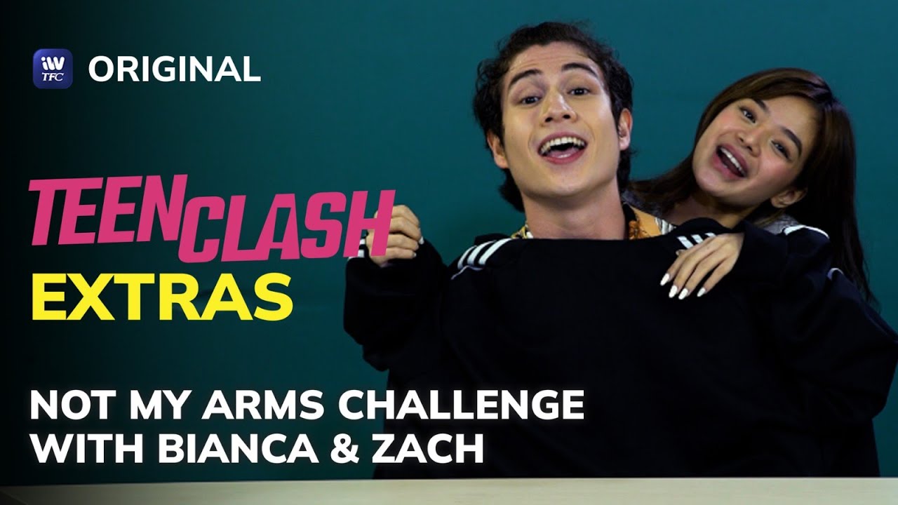 Not My Arms Challenge with Bianca & Zach | Teen Clash EXTRAS