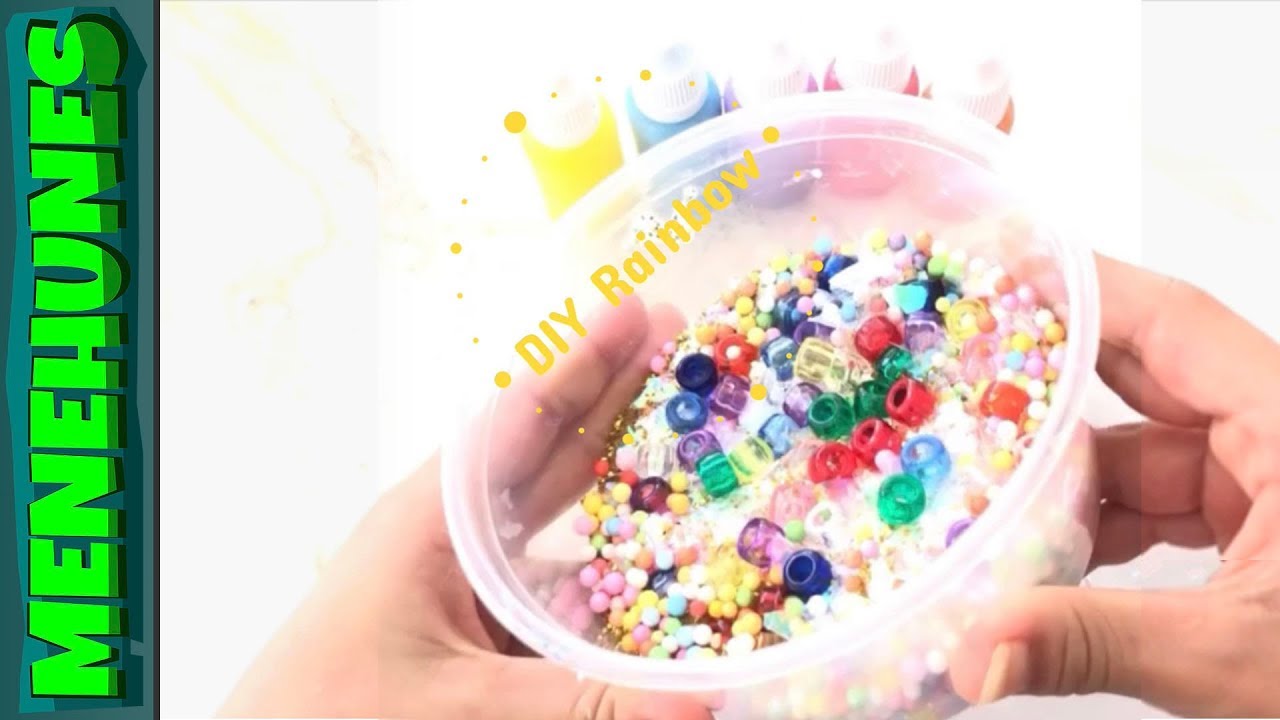 Rainbow Slime, No Borax No Detergent Activator