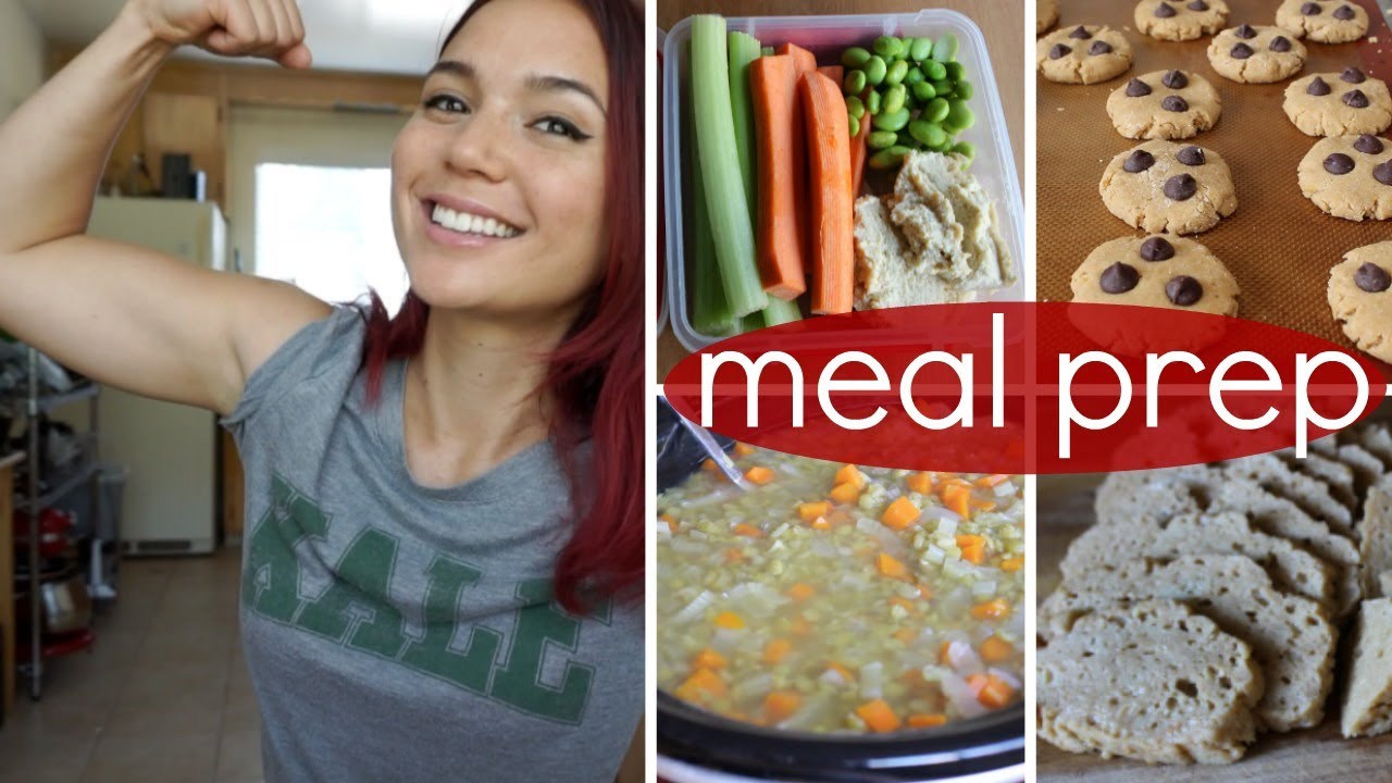 How I Meal Prep to Build Muscle // Vegan, Higher Protein