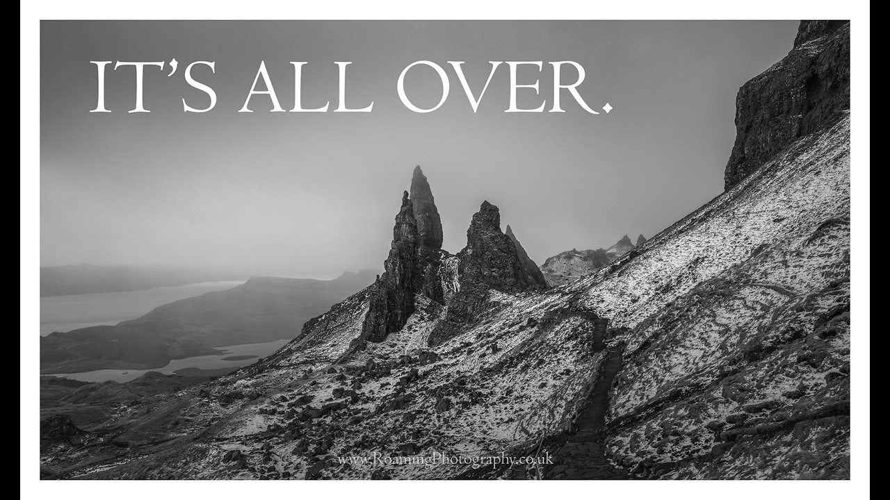Photographing the Old Man Of Storr, Isle of Skye Scotland, finding lots of different compositions