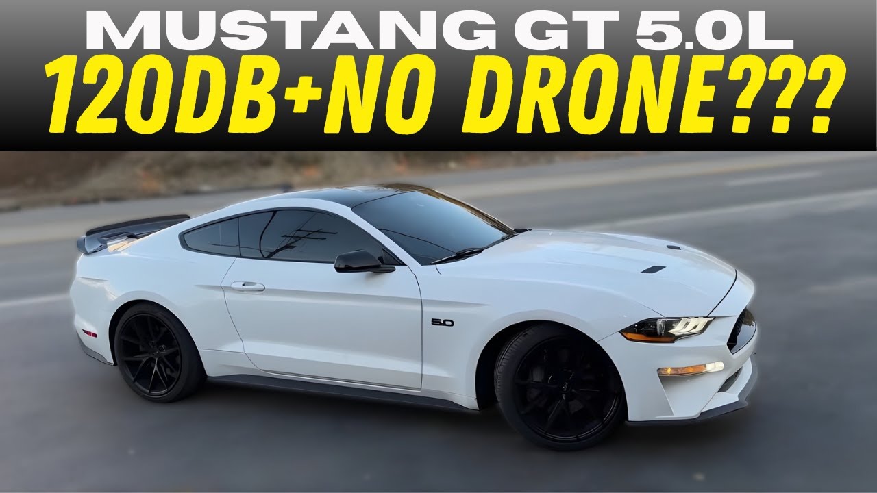 Ford Mustang GT 2021 года выпуска 5.0L V8 с двойным H-PIPE Corsa Xtreme Cat-Back!