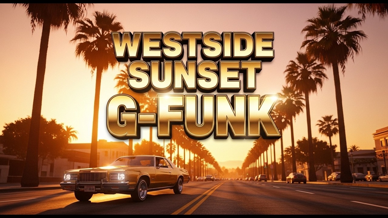 West Coast G-Funk Golden Hour 🌅 Relaxing Funk Music for Sunset Cruise