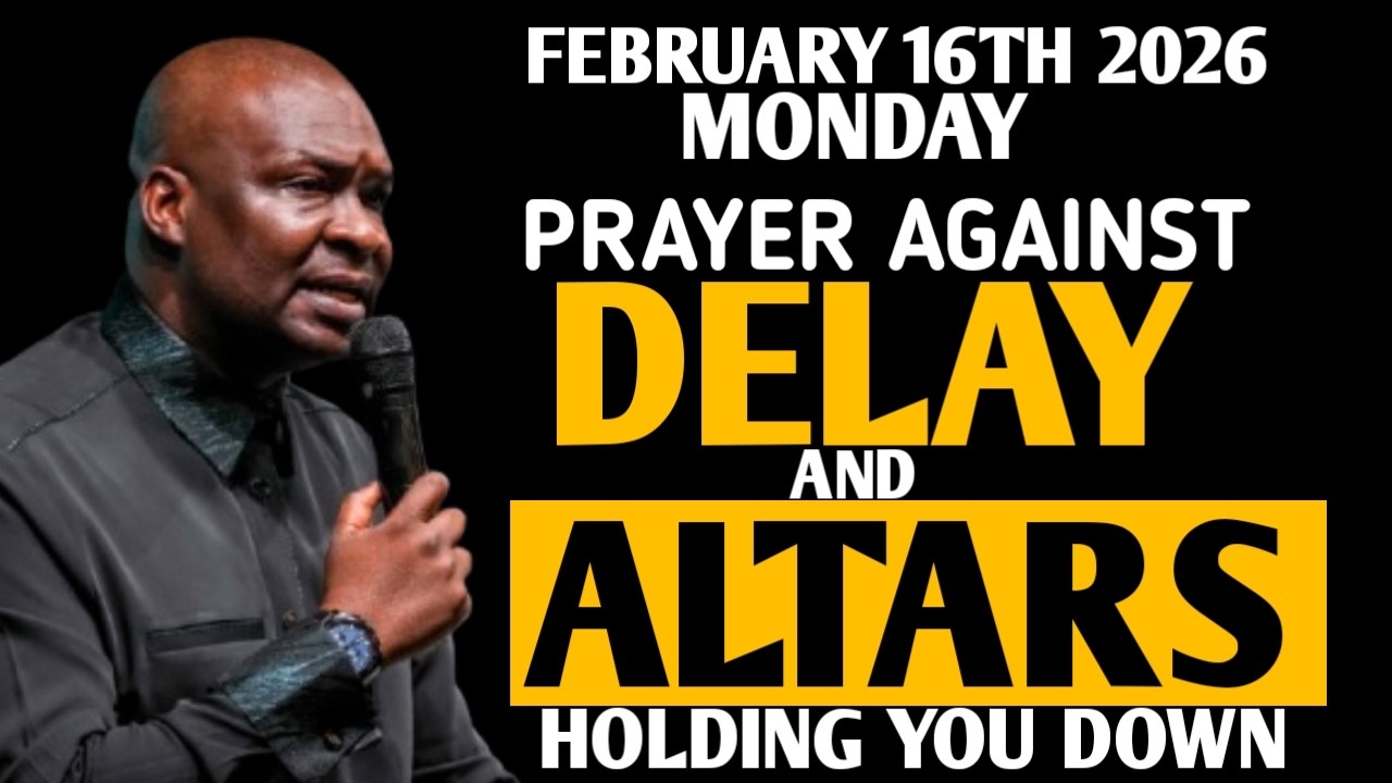 {Monday, February 16th 2026} Destroy Altars Stagnation & Spirit of delay | Apostle Joshua Selman