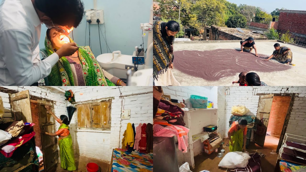 शुरू कर दी अम्मा की तेरहवीं की जोर शोर से घर की साफ सफाई🤦‍♀️अचानक भाग कर जाना पड़ा डॉक्टर के पास 