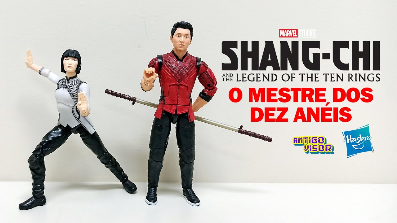 SHANG-CHI E A LENDA DOS DEZ ANÉIS + XIALING Hasbro Marvel Legends Revendo Action Figures Bonecos 614