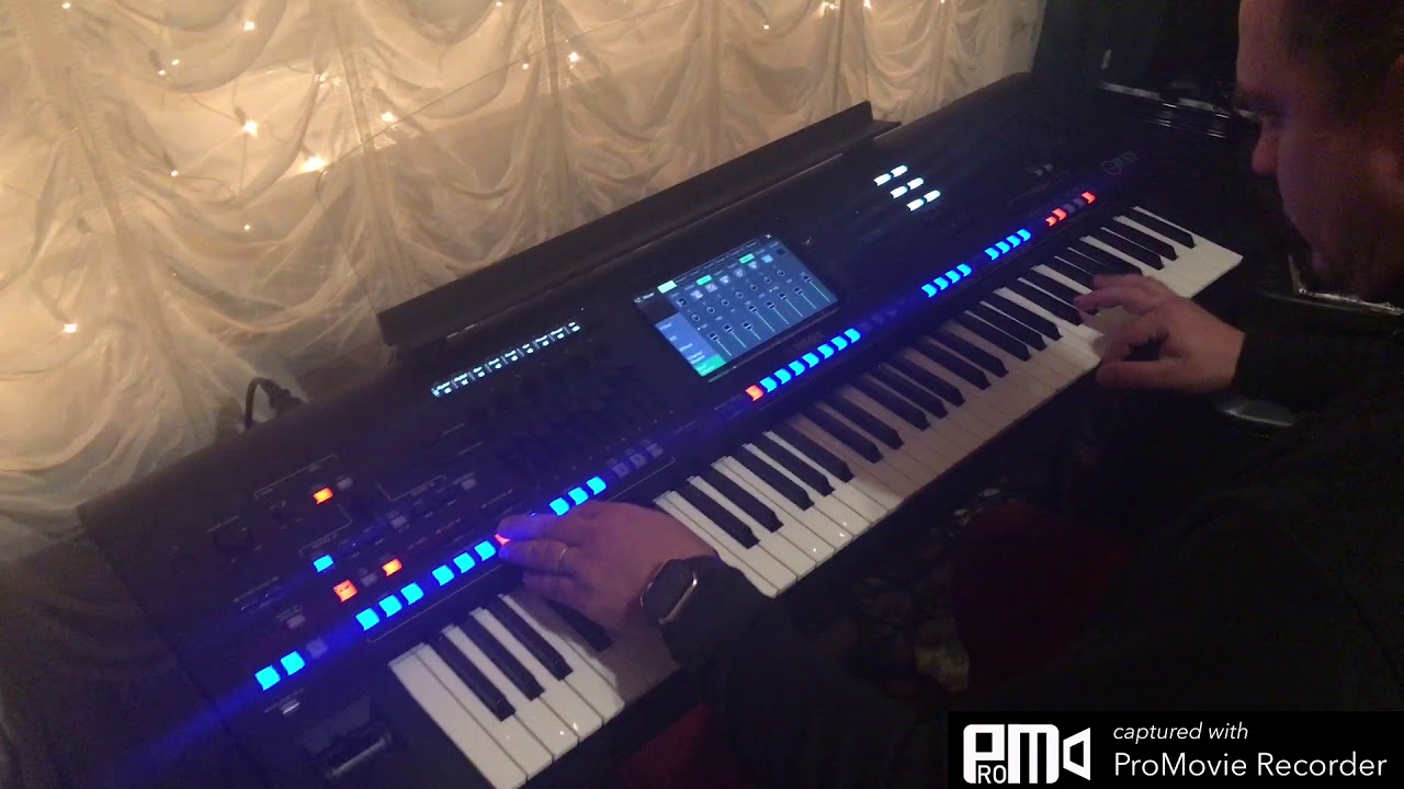 Yamaha Genos Guitar Demo Andrei Bencze