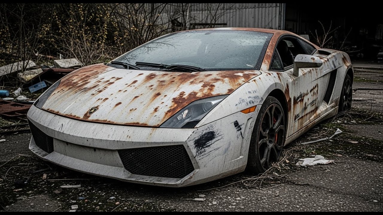 ASMR Car Restoration! 2010 Lamborghini Gallardo Full Restoration from Abandoned State to Looking New