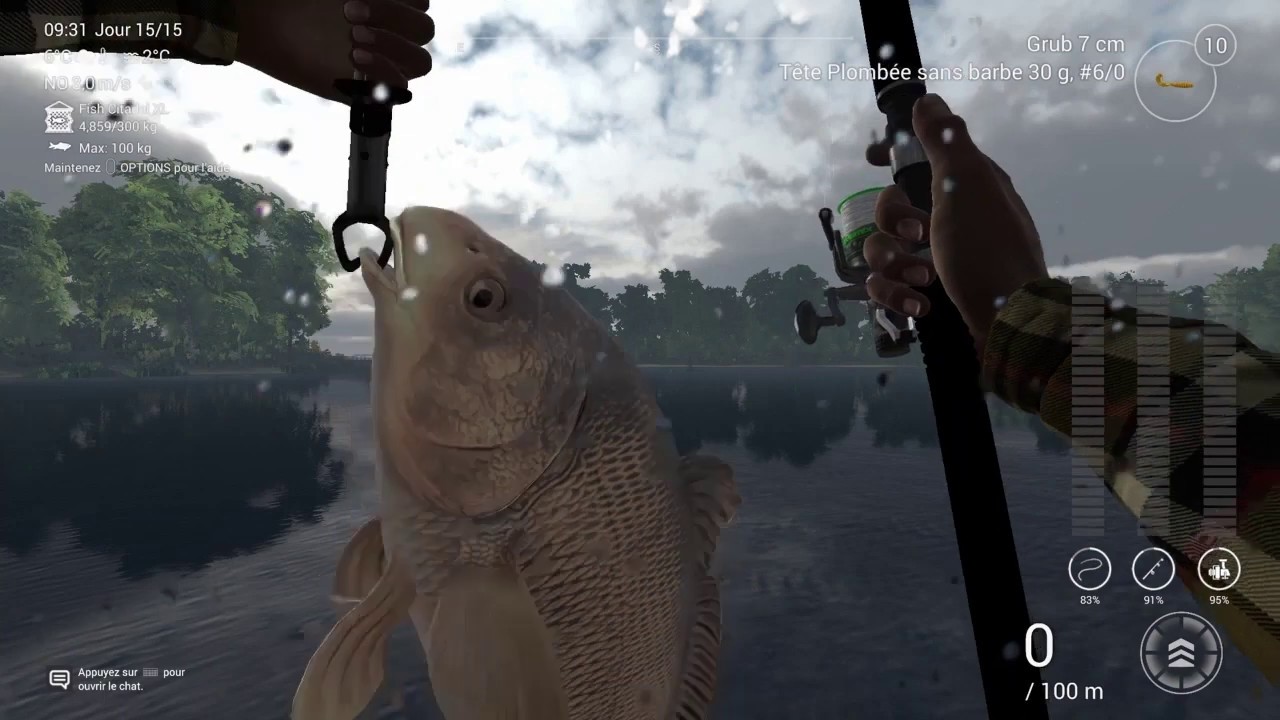 The Fisherman.(Fishing Planet).Lac St croix.Part 2.Tous les poissons,spot,appât,leurres,météo.