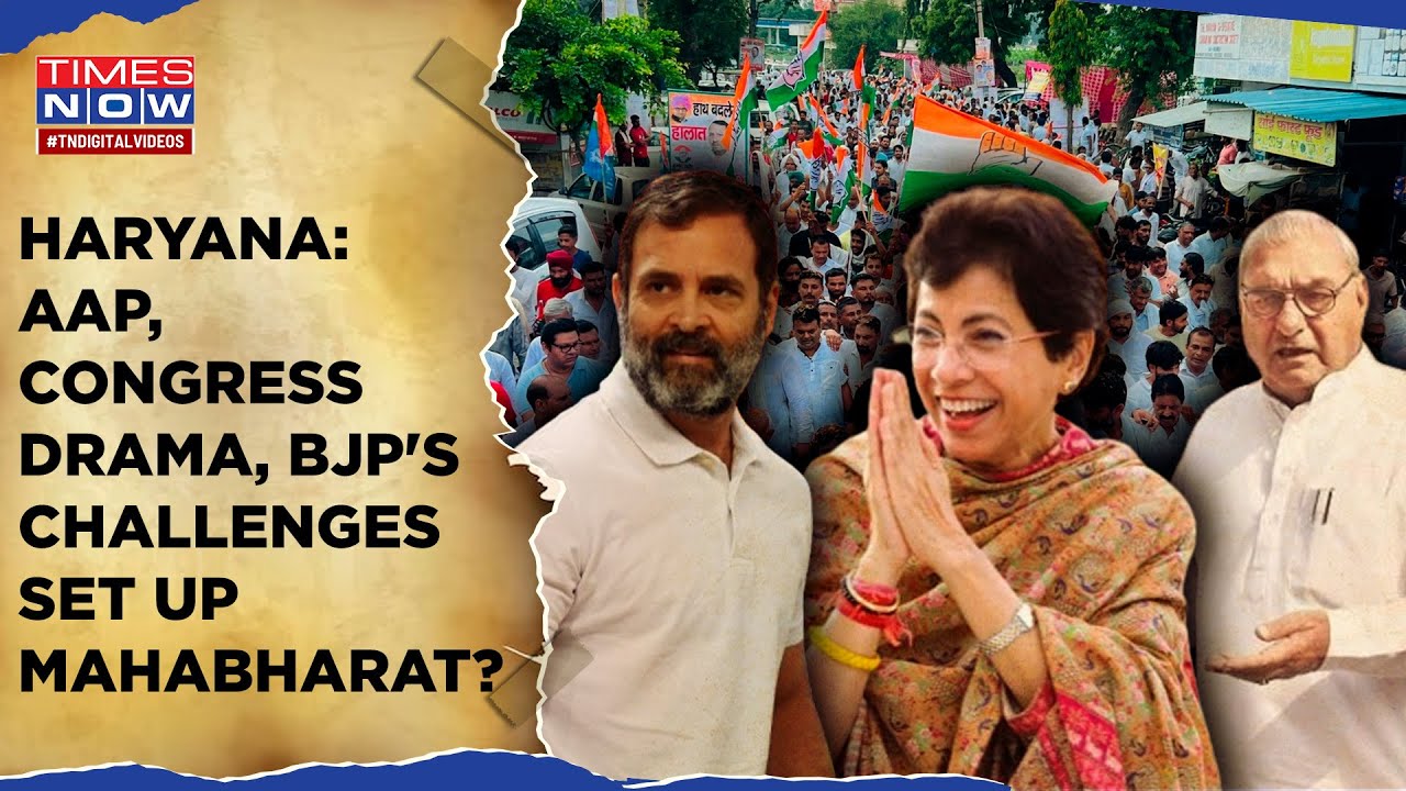 Congress, BJP, AAP's Haryana Issues Set Up Mahabharat? Saffron Hat-Trick Or Surprise Result Awaits?