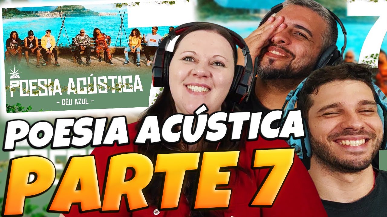 FAMÍLIA REAGE Poesia Acústica #7 - Céu Azul -Hariel | Negra Li | Ducon | Kevin O Chris | Matuê | DK