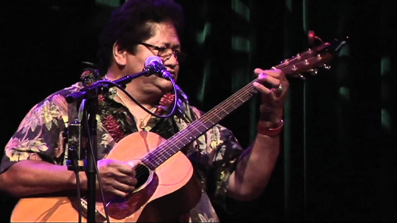 The Hawaiian Legends: Ledward Kaapana, Dennis Kamakahi & Nathan Aweau:   Ku'u Lei Awapuhi small.mov