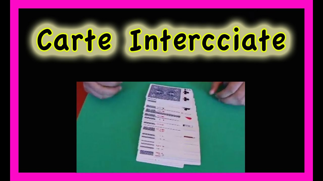 Carte intrecciate card tricks revealed