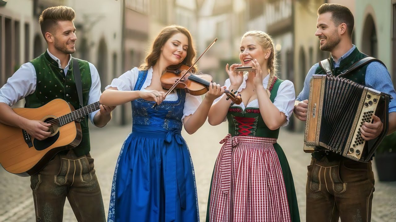 Alpine Sunset Romance | Folk Melodies with a Spanish Flamenco Touch