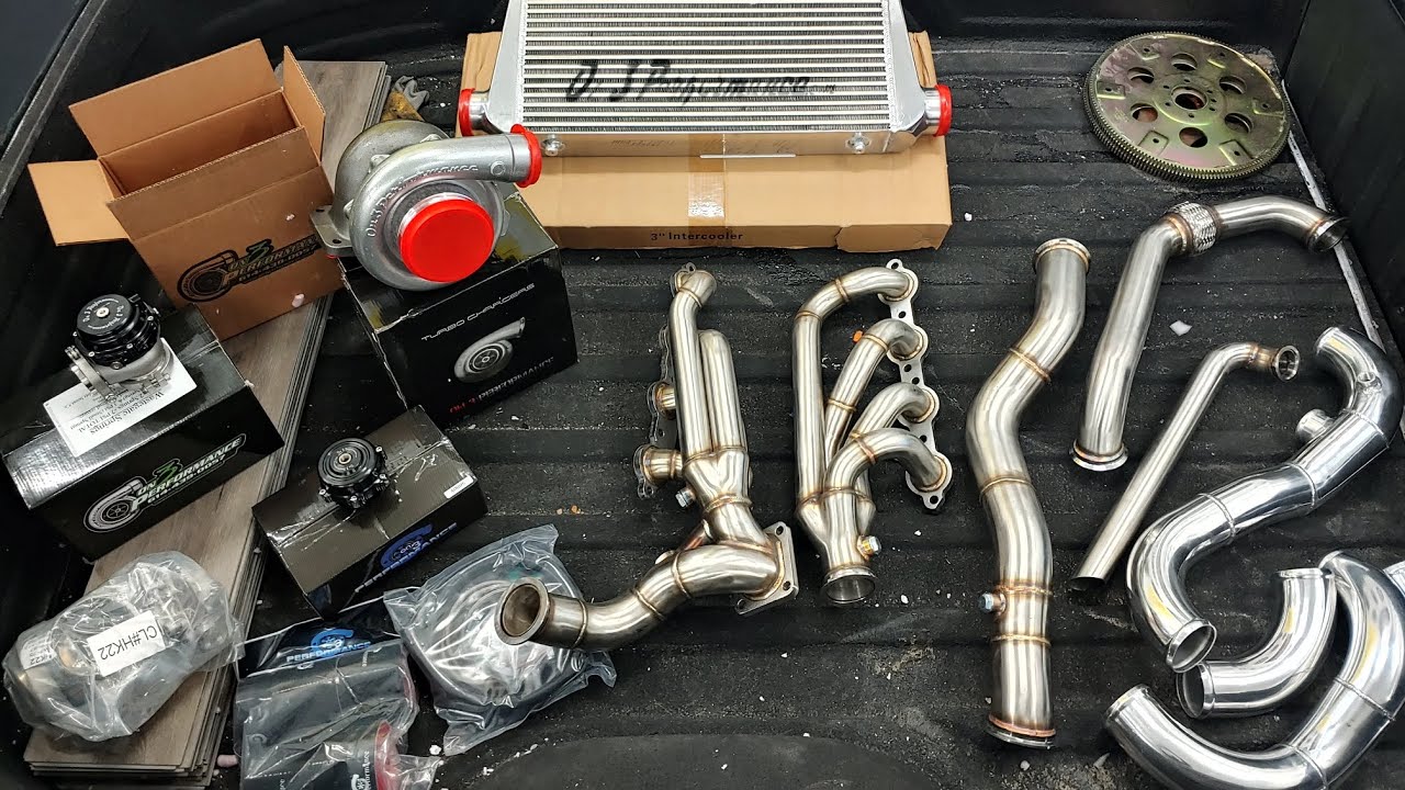 On3 Performance G-body single turbo kit unboxing.