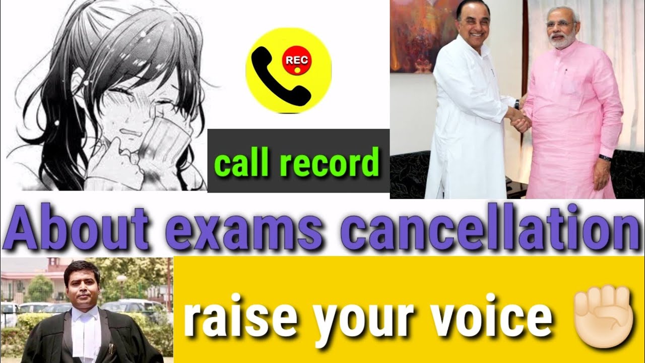 CALL RECORD ABOUT EXAMS CANCELLATION //RAISE YOUR VOICE ✊