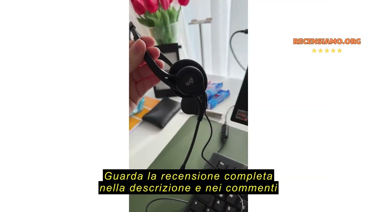 Recensione del Logitech PC960 Cuffie Cablate per Computer, Cuffie Stereo con Microfono, Cancellazion