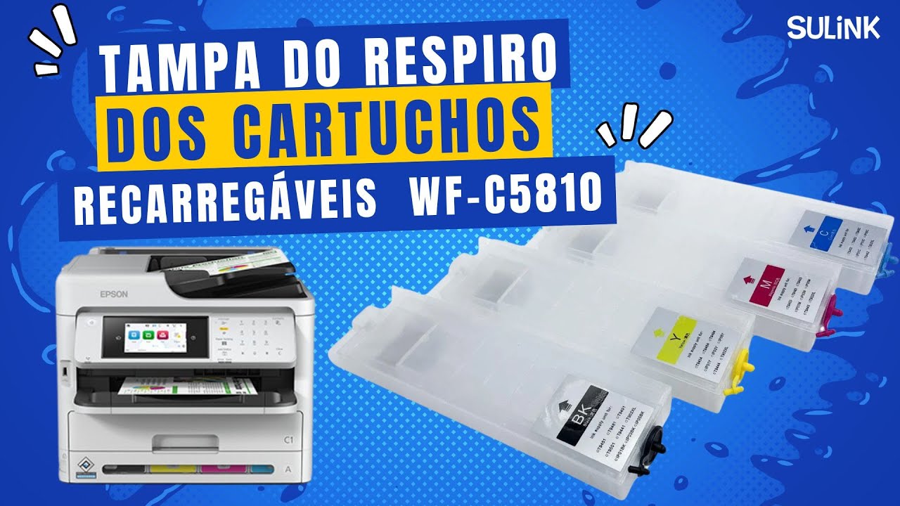 Tampa do Respiro dos Cartuchos Recarregáveis das WF-C5810 - #sulink