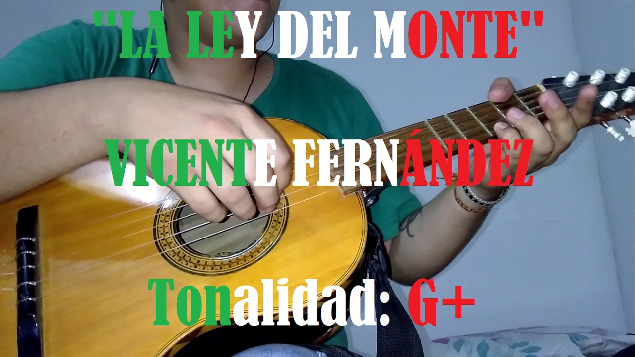 La Ley Del Monte - Vicente Fernández  - Cover Vihuela