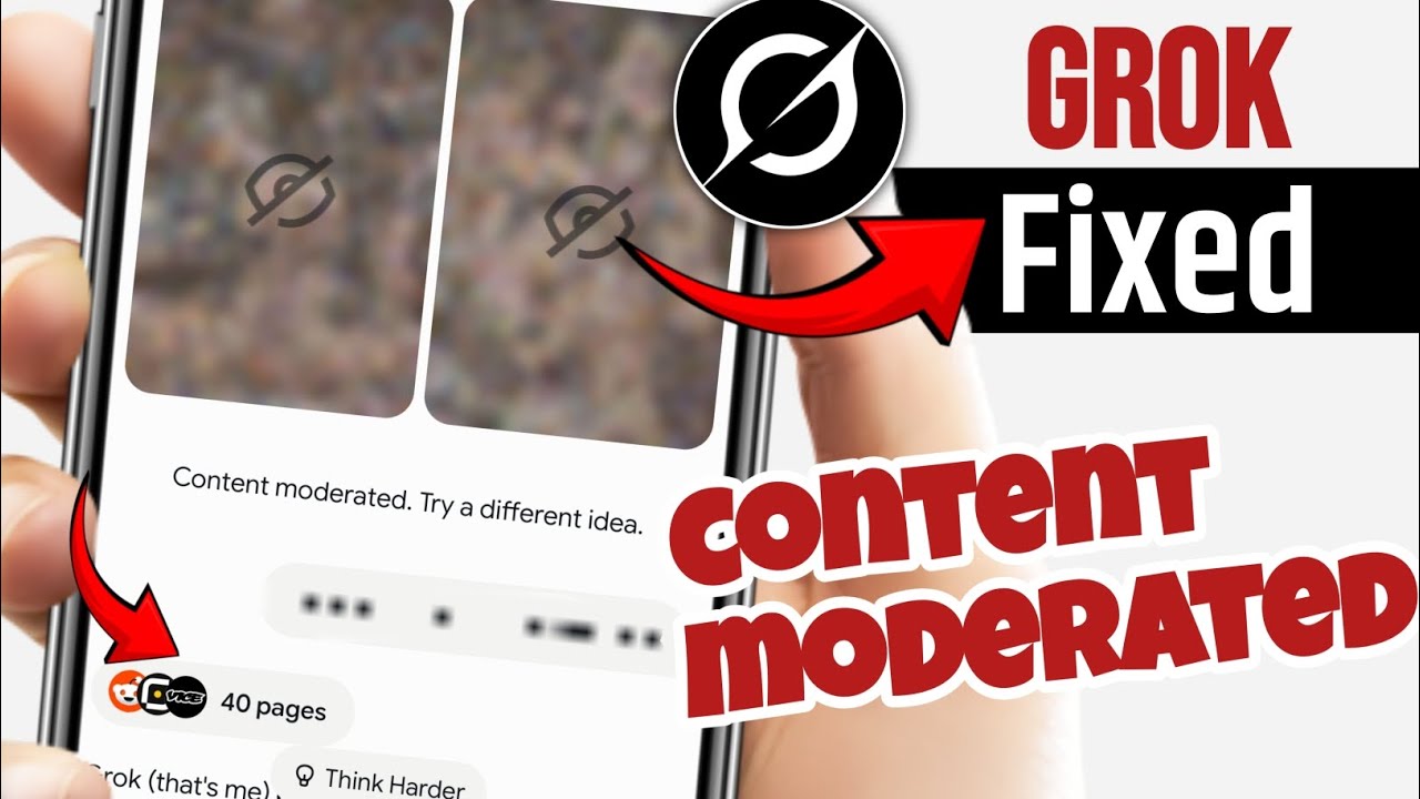 Fix Grok AI Content Moderated Try A Different Idea Problem 2026 | Grok AI Photo Create Problem 