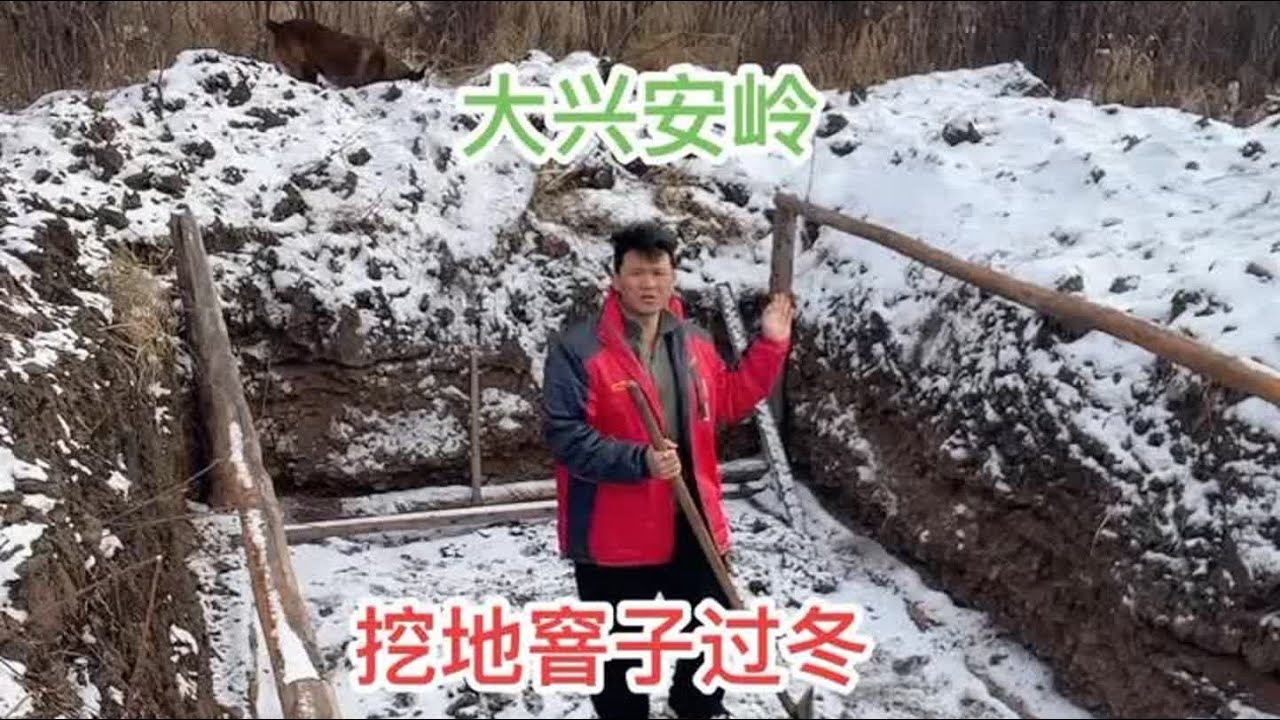 房梁终于装上去了，一个人太难了#自驾游中国 #一人一狗 #大兴安岭 #户外露营 #旅行vlog