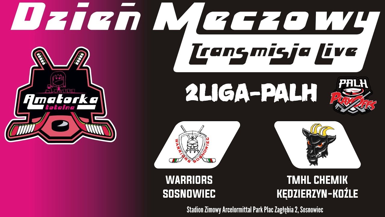 Warriors Sosnowiec - TMHL Chemik Kędzierzyn - Koźle 2 LIGA PALH PLAY-OFF
