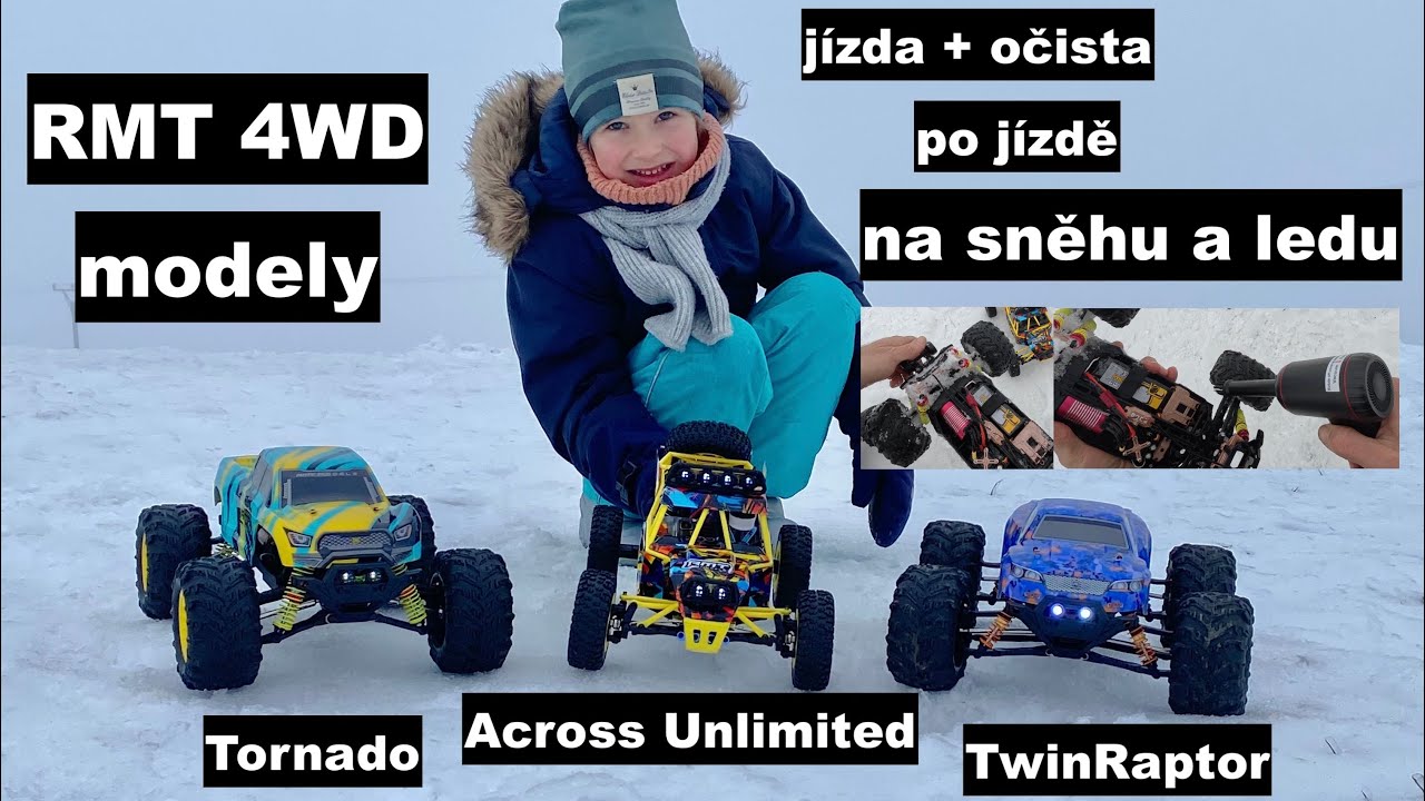 RMT Tornado | TwinRaptor | Across Unlimited na sněhu a očištění po jízdě