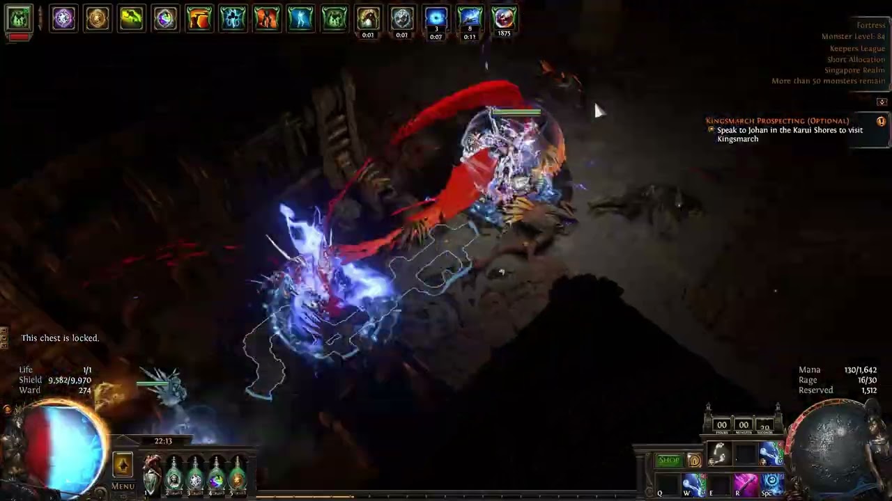Path of Exile Elemantalist Kinetic Fusillade 3.27