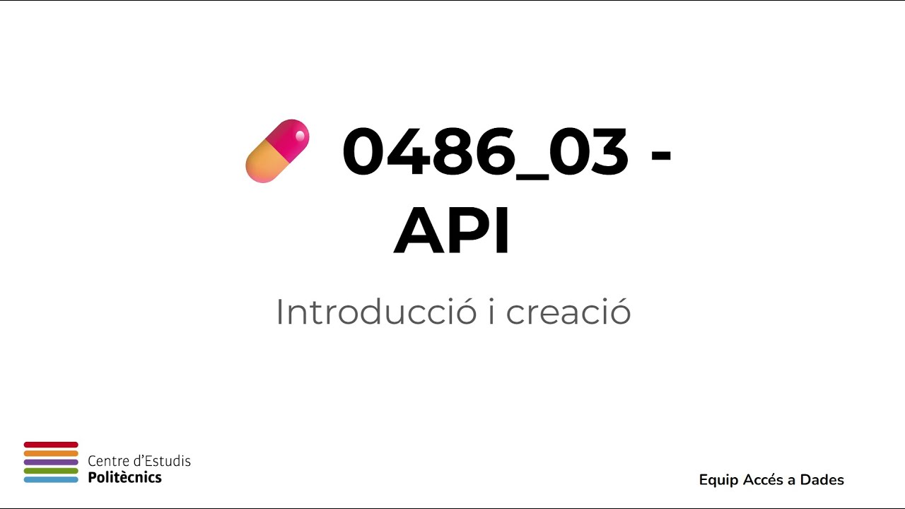 0486 03 01   API introducció