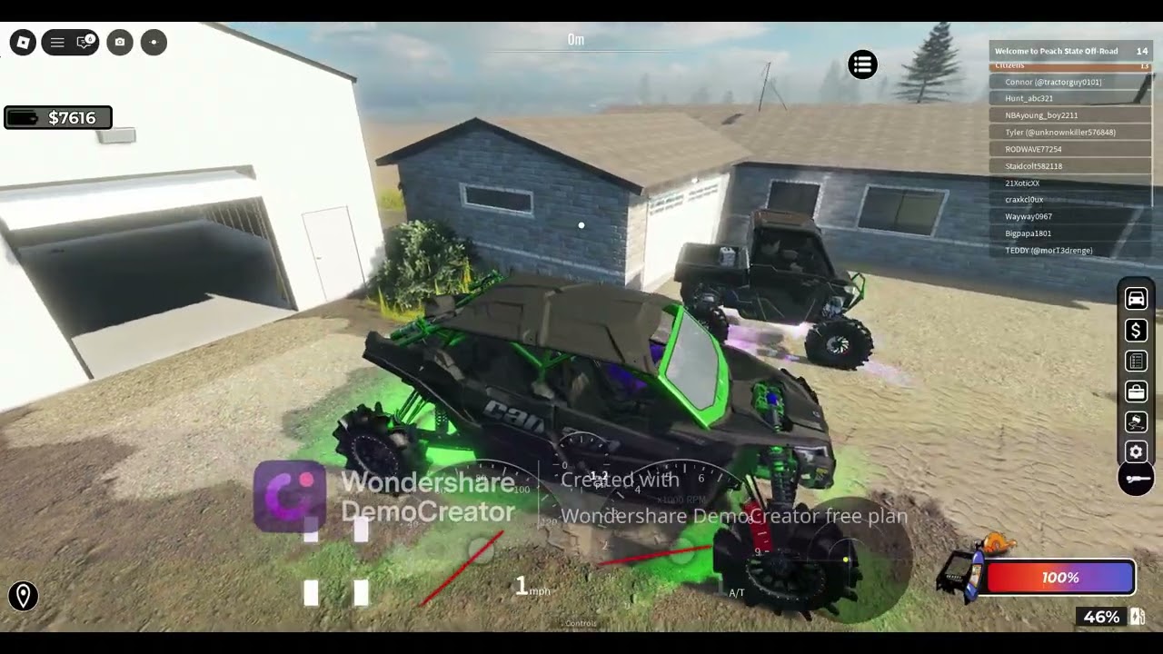 ￼ playing peach State offroad with friend