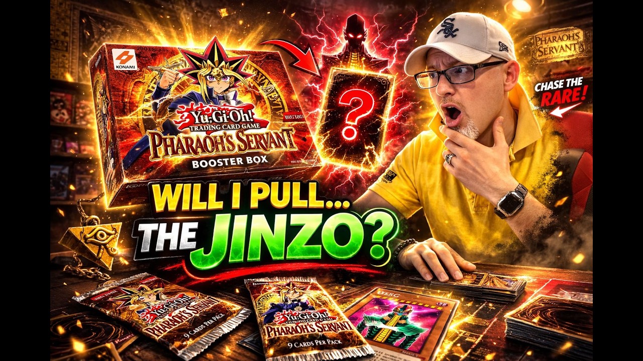 Opening Pharaoh’s Servant Booster Box… Can I Pull Jinzo #yugioh