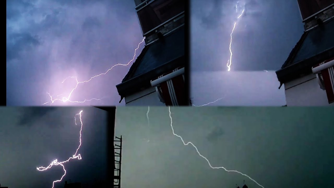 Les orages du 19&20, juillet 2024 à Vichy 03200(vidéo re travailler 2026)
