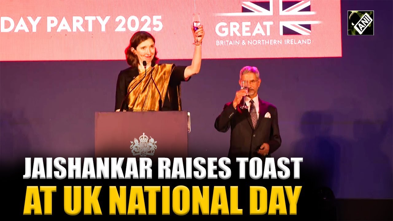 Jaishankar raises toast at UK National Day celebration in New Delhi, lauds India-UK strategic ties
