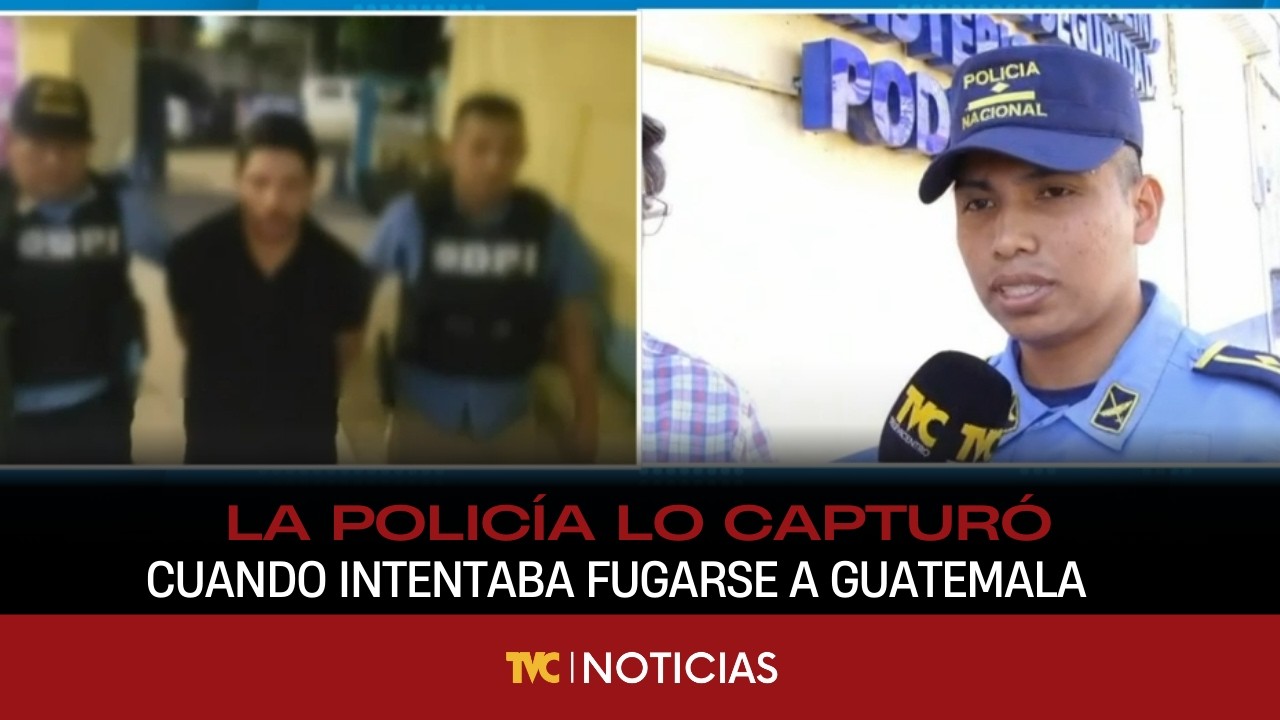 La policía lo capturó cuando intentaba fugarse a Guatemala.