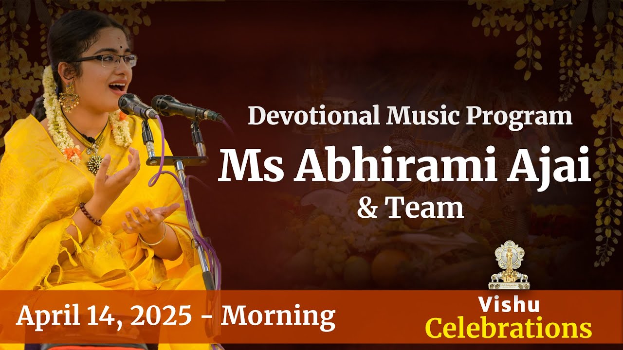 Vishu Celebrations |Apr 14, 2025 | Morning | Prasanthi Nilayam